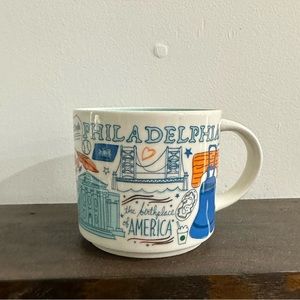 Starbucks You Are Here Mug Illustrated Style Philadelphia, PA Pennsylvania